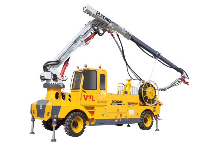 混凝土濕噴臺(tái)車