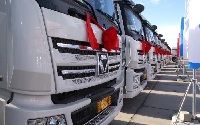 低碳先鋒！徐工天然氣牽引車批量交付西北客戶