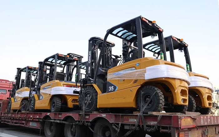 開門紅！百余臺徐工新能源叉車赴廣東→