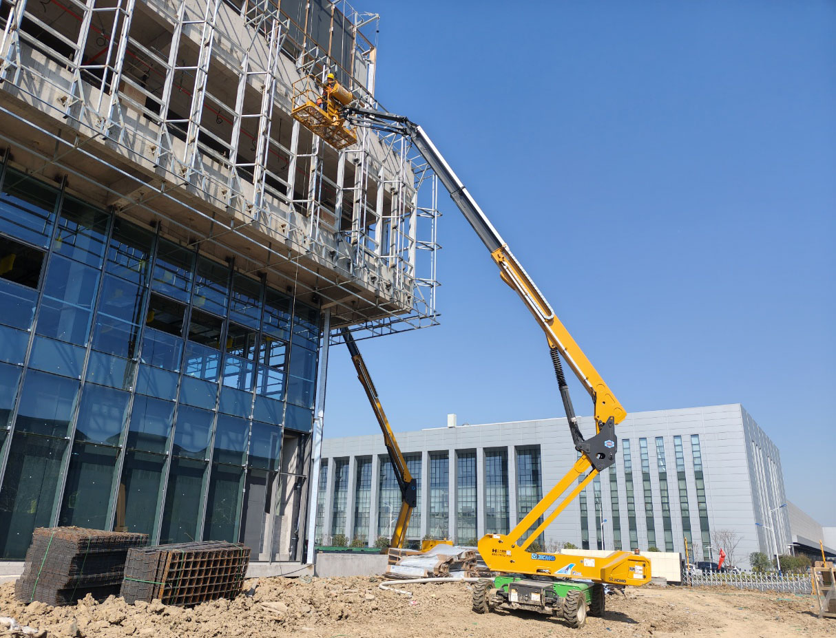 30-50米高空天團(tuán)！徐工10余臺(tái)直臂神器助力合肥新能源汽車產(chǎn)業(yè)園加速崛起