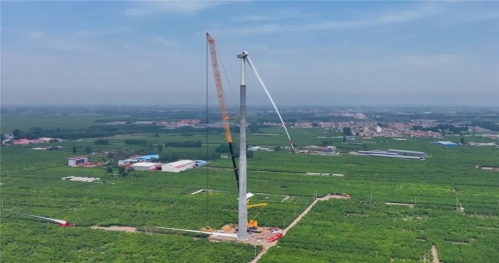 “全球第一吊”再臨燕趙！166米，XCA4000助力華北綠電