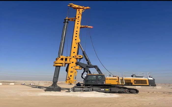 提速中東房建！徐工旋挖鉆機(jī)單日累計(jì)進(jìn)尺200m