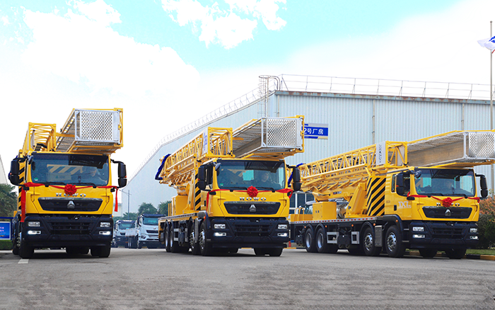 實用為王，破解路橋檢測難題！ 徐工橋梁檢測車批量啟程西部