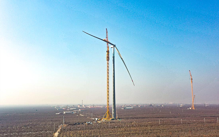 雙塔擎風(fēng)！XGL3300-220S助建華北平原400MW風(fēng)電項(xiàng)目