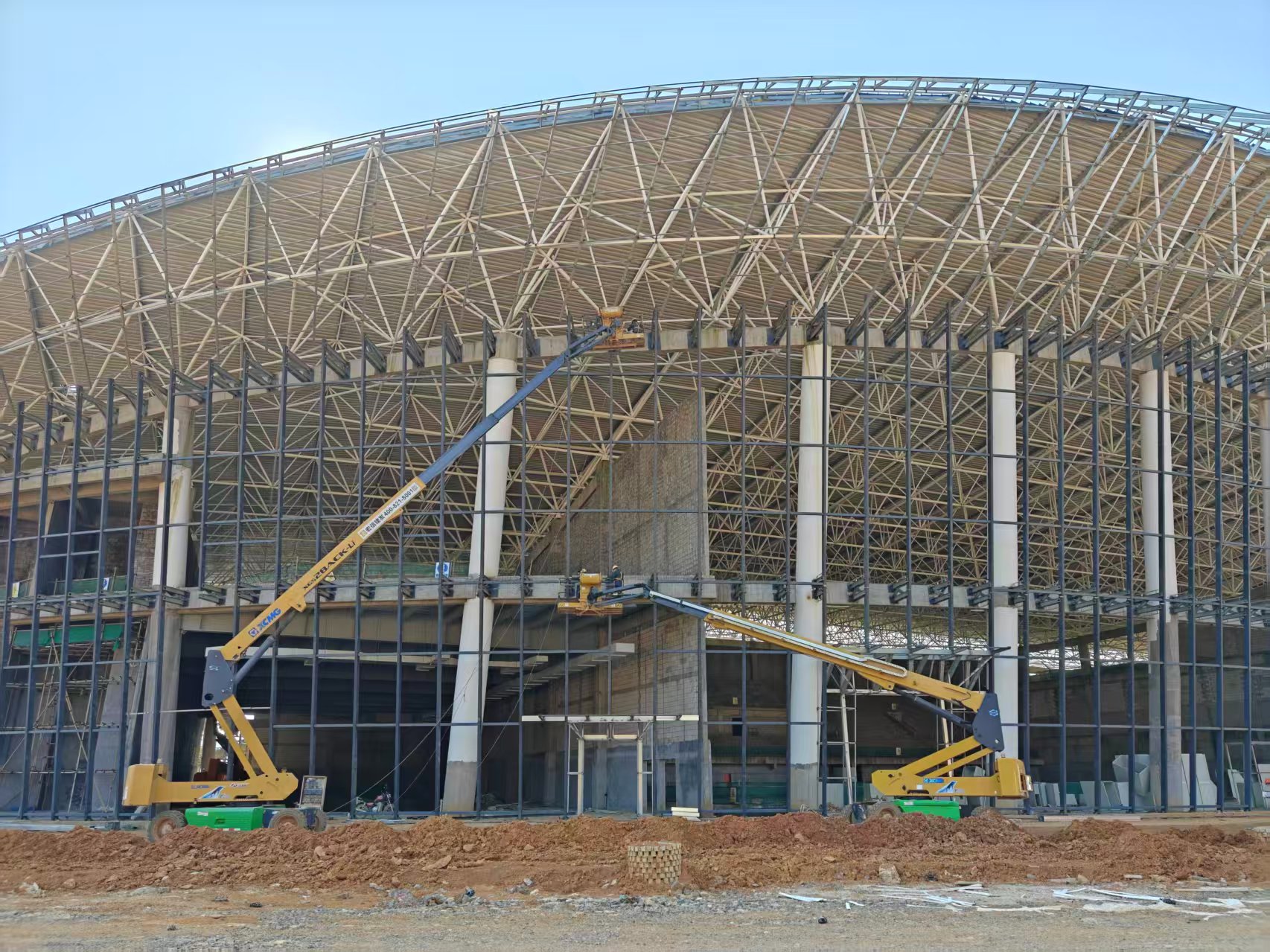 乒乓公園建設(shè)提速！XGS28ACK-Li助力打造廣西靖西運(yùn)動(dòng)新地標(biāo)